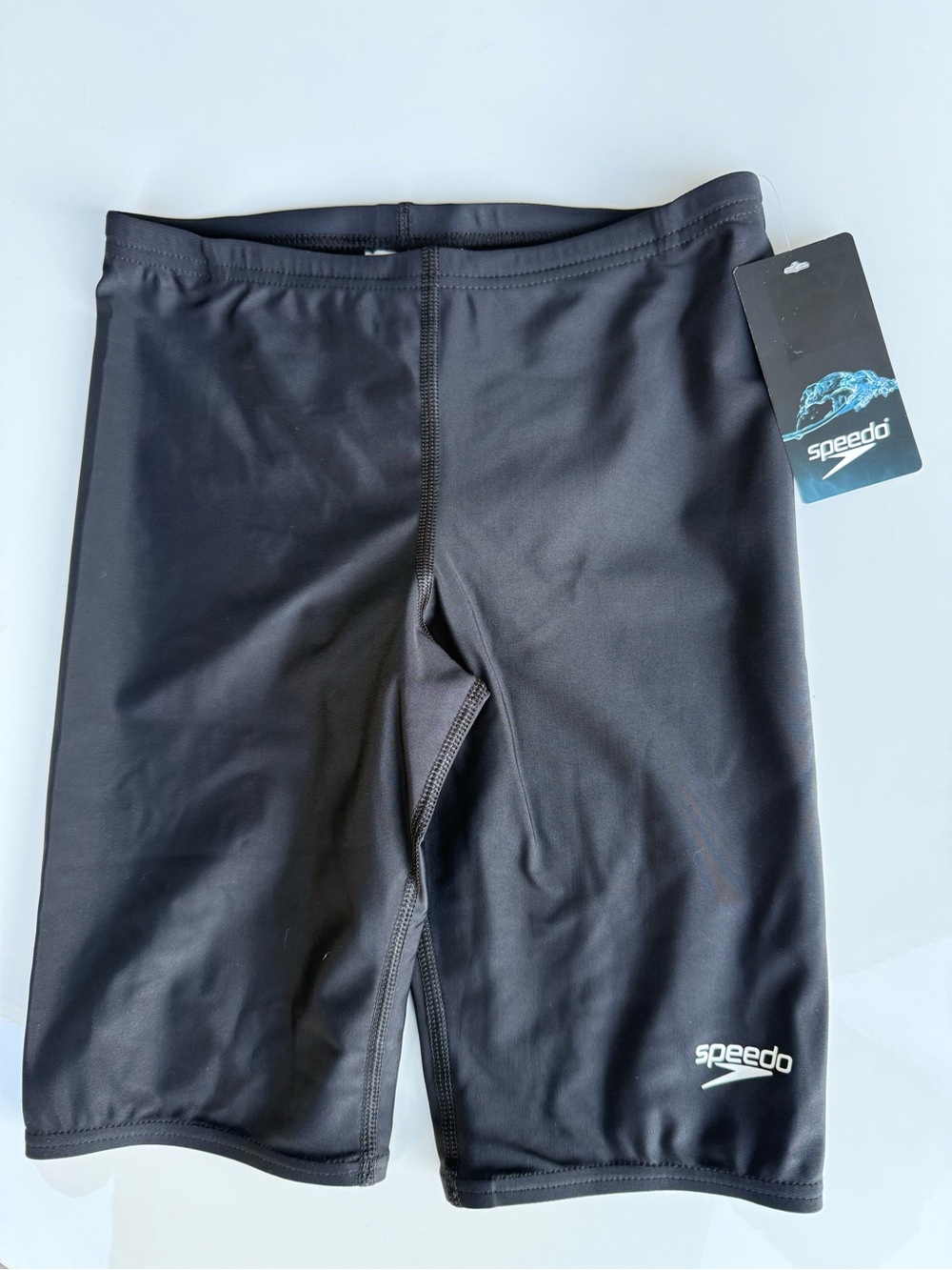NEW Boy's Speedo PowerFlex Eco Jammer Swim Shorts  Youth 28   Black